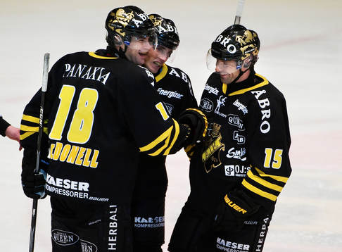 Kent McDonell, Daniel Rudslätt och Rastislav Pavlikovsky,