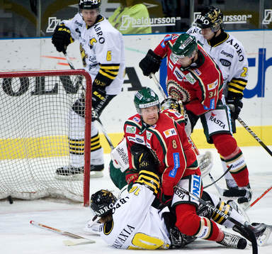 Ville Mäntymaa, Frölunda, Johannes Salmonsson, AIK, gör