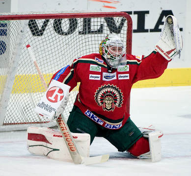 Johan Holmqvist, målvakt Frölunda