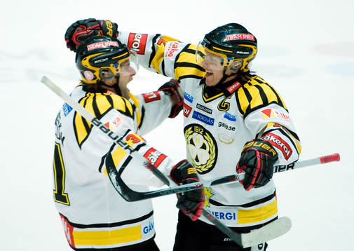 Jonathan Granström och Andreas Dackell, Brynäs, jubel