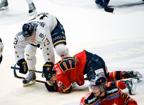 Oscar Sundh,HV71 och Marcus Krüger, Djurgården