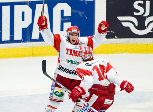 Anton Lander, Timrå, jubel
