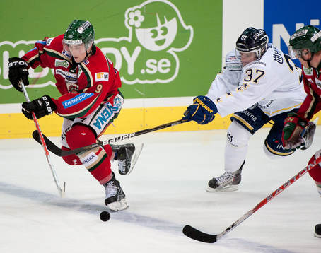 Tobias Wiklund, Frölunda och Jesper Thörnberg, HV71