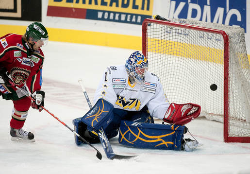 Tomi Kallio, Frölunda och Daniel Larsson, HV71 (målvakt)