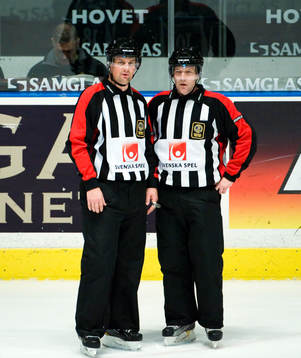 Mikael Noord och Thomas Andersson, domare