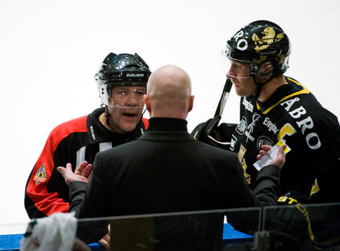 Thomas Andersson, domare, Roger Melin, tränare och Dick
