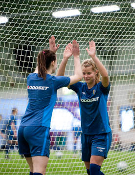 Utbildning på Bosön. Kajsa Nordmark och Madeleine Stegius