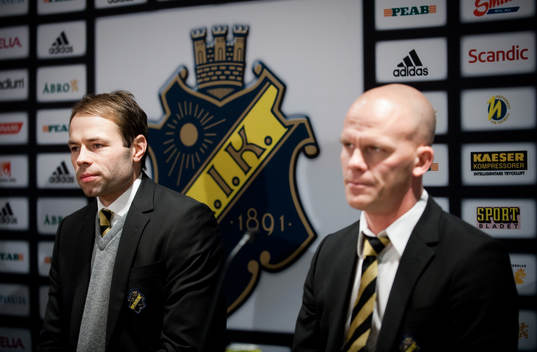 Andreas Alm, ny tränare och Jens Andersson Sportchef