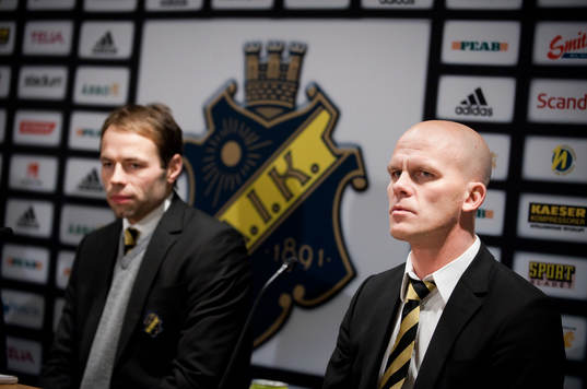 Andreas Alm, ny tränare och Jens Andersson Sportchef