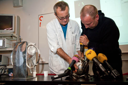 Operation på Lennart Johanssons Pokal. Som visade sig ha
