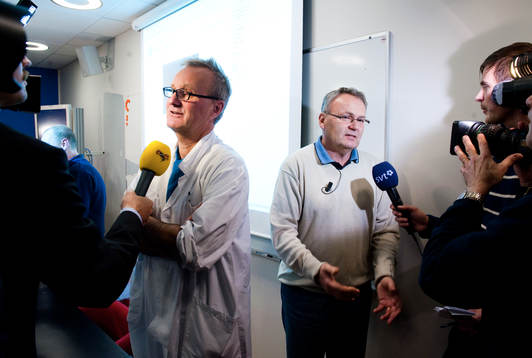 Operation på Lennart Johanssons Pokal. Som visade sig ha