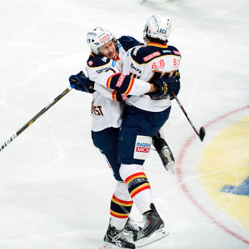 Andreas Holmqvist och Daniel Widing, Djurgården, jubel