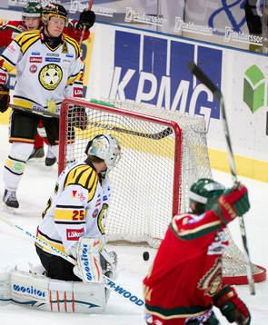 Ville Mäntymaa, Frölunda, gör 2-1, jubel