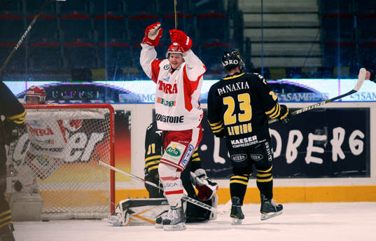 1 - 0 Mattias Karlsson, Timrå (Jubel)
