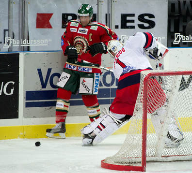 Joel Lundqvist, Frölunda och Riku Helenius, målvakt