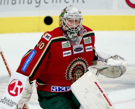 Johan Holmqvist, målvakt Frölunda