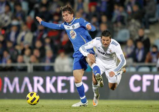 Cristiano Ronaldo, Real Madrid och Pedro Mosquera, Getafe