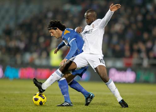 Lass Diarra, Real Madrid och Daniel Parejo, Getafe