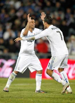 Cristiano Ronaldo och Marcelo, Real Madrid (Jubel)