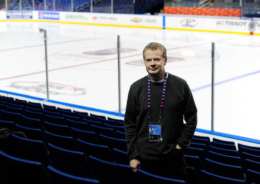 Byline, Gunnar Nordström, reporter Expressen, i HSBC Arena