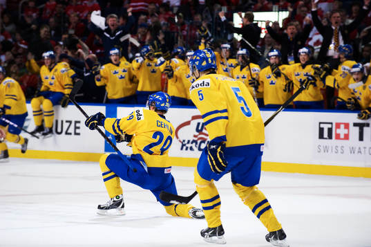 Patrick Cehlin, Sverige, jubel