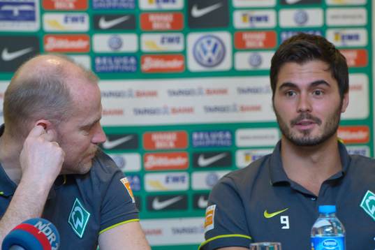 Fotboll, Bundesliga (Tysk Liga), Presskonferens Werder