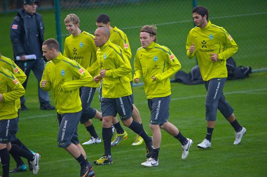 Fotboll, Bundesliga (Tysk Liga), Träningsläger Werder