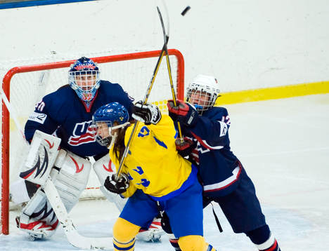 Megan Miller, målvakt, USA, Maria Lind, Sverige och