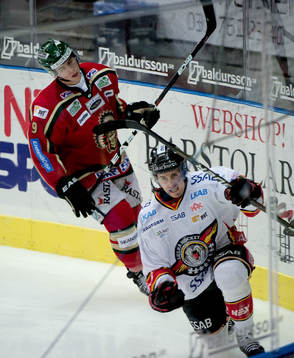 Sebastian Enterfeldt, Luleå, gör 1-3, jubel, Tobias