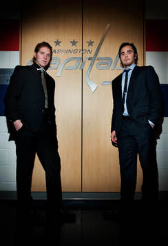 Nicklas Bäckström och Marcus Johansson