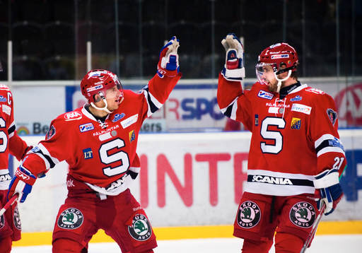 Mattias Carlsson och Markus Seikola, Södertälje, jubel