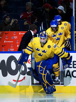 Fredrik Petersson Wentzel, målvakt, Sverige, gör entré