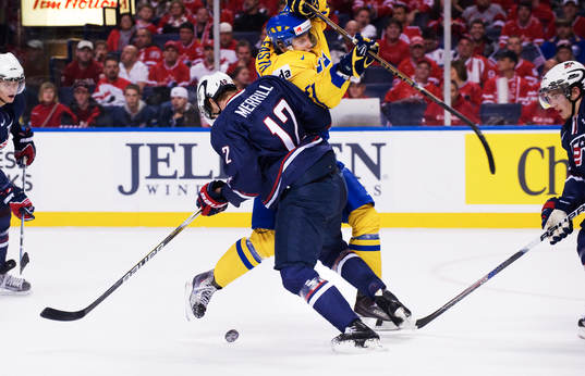 Jon Merrill, USA, stoppar Jesper Fasth, Sverige