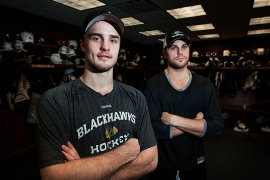 Niklas Hjalmarsson och Viktor Stålberg, Chicago