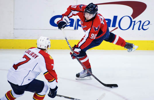 Marcus Johansson, Washington, skjuter