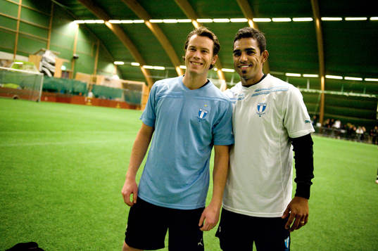 Daniel Andersson och Wilton Figueiredo visade upp de nya