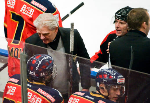 Hardy Nilsson, tränare, Djurgården och Wolmer Edqvist,