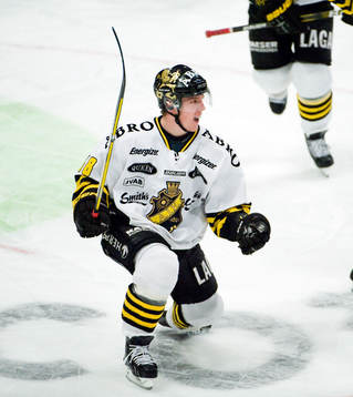 Victor Ahlström, AIK kvitterade till 1-1. Jubel