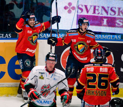 Daniel Widing och Marcus Krüger, Djurgården, jubel