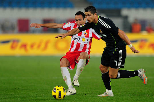 Juan Manuel Ortiz, Almeria och Cristiano Ronaldo, Real