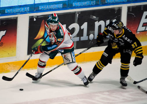 Nicklas Lasu, Frölunda och Stefan Johansson, AIK