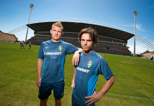 Michael Almebäck och Nordin Gerzic