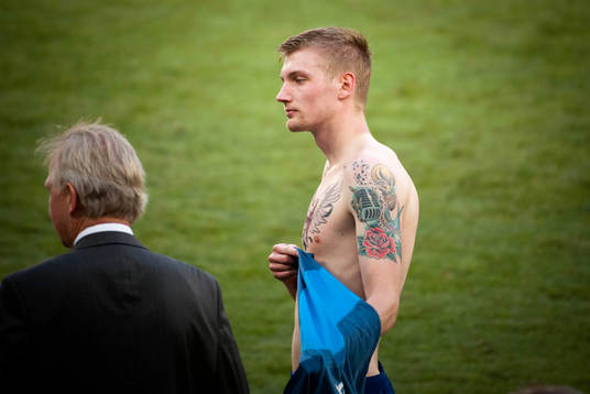 Sebastian Eriksson. Tatuering