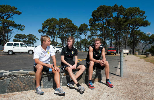 Utflykt till Signal Hill. Pierre Bengtsson, Rasmus Jönsson