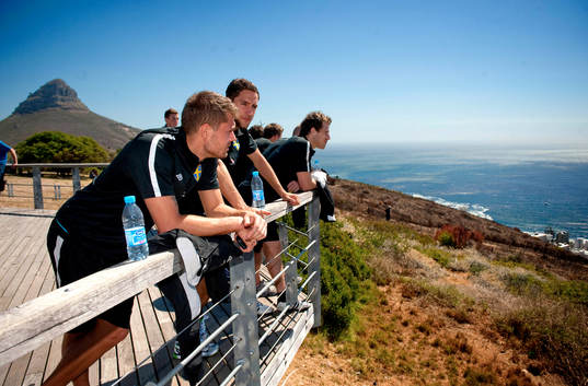 Utflykt till Signal Hill. Kristoffer Nordfeldt, Niklas