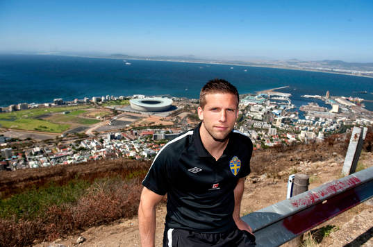 Utflykt till Signal Hill. Anders Svensson med Cape Town