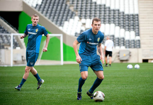 Sebastian Eriksson och Tobias Hysén Träning på Mbombela
