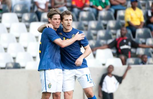 Emil Salomonsson och Tobias Hysén, Sverige (Jubel)