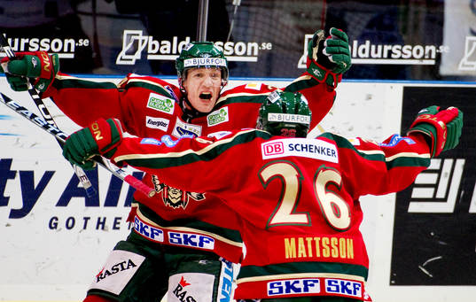 Niklas Andersson, Jesper Mattsson, Frölunda jubel