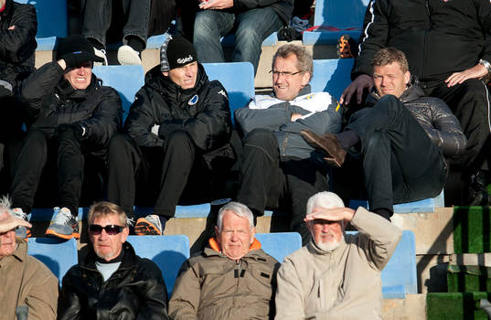 Stråle Solbakken, tränare FC Köpenhamn, Erik Hamrén,